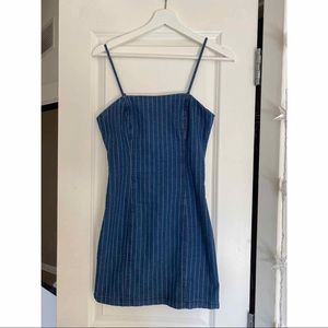 COPY - F21 Pinstripe Mini Dress